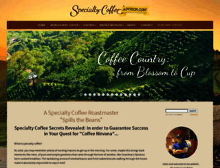 specialty-coffee-advisor.com screenshot