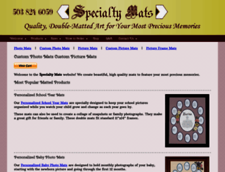 specialty-mats.com screenshot