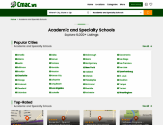 specialty-schools.cmac.ws screenshot
