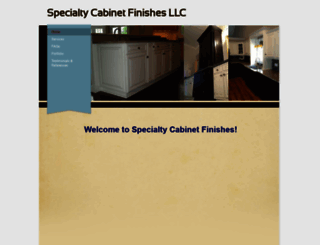 specialtycabinetfinishes.com screenshot