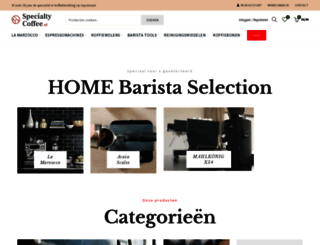 specialtycoffee.nl screenshot