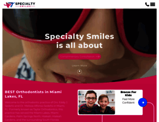 specialtysmiles.com screenshot