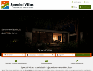 specialvillas.nl screenshot