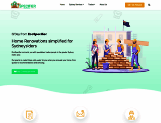 specifier.com.au screenshot