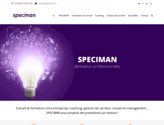 speciman.fr screenshot