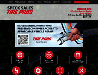 specksales.com screenshot