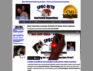 specriteinspections.com screenshot