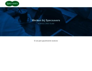 specsavers.onlinevacatures.nl screenshot