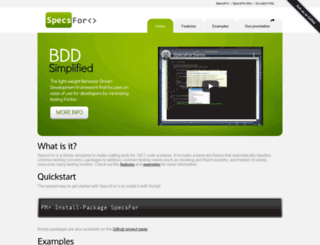 specsfor.com screenshot