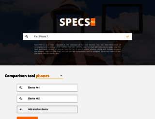 specspro.net screenshot