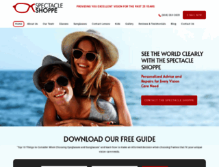 spectacleshoppe.ca screenshot