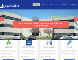 spectra-tw.com screenshot