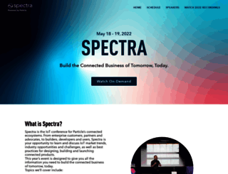 spectra.particle.io screenshot