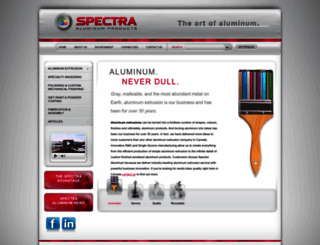 spectraaluminum.com screenshot