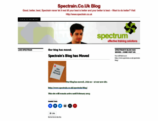 spectrain.wordpress.com screenshot