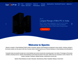 spectraindia.com screenshot