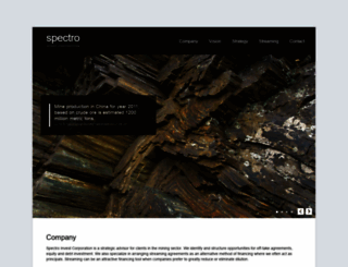 spectroinvestcorp.com screenshot