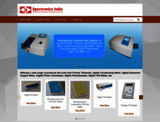 spectrophotometerindia.com screenshot