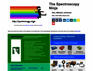 spectroscopy.ninja screenshot