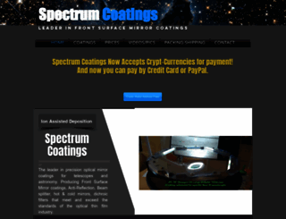 spectrum-coatings.com screenshot