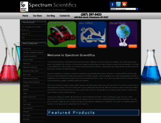 spectrum-scientifics.com screenshot