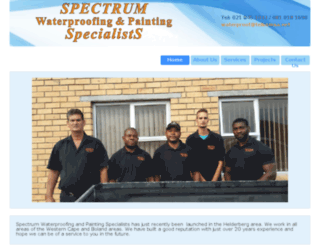 spectrum-waterproofing.co.za screenshot