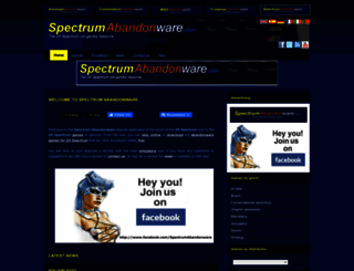 spectrumabandonware.com screenshot