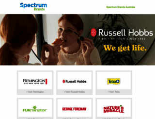 spectrumbrands.com.au screenshot