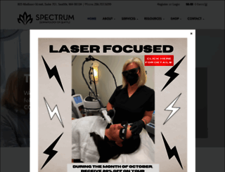 spectrumdermatologyseattle.com screenshot