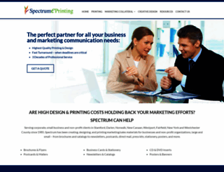 spectrumeprinting.com screenshot