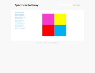 spectrumgateway.com screenshot