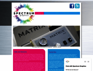 spectrumgraphics.co.uk screenshot