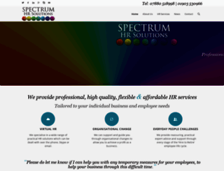 spectrumhr-solutions.co.uk screenshot