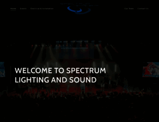 spectrumlighting.co.nz screenshot