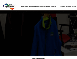 spectrumprintingsavannah.com screenshot