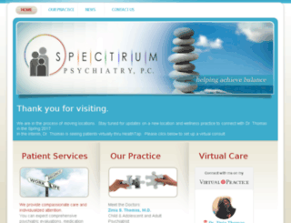spectrumpsychiatry.com screenshot
