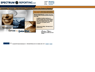 spectrumreporting.com screenshot