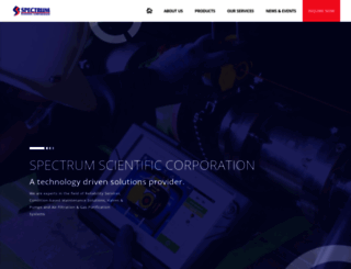 spectrumscientific.com.ph screenshot