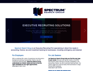 spectrumsearchgroup.com screenshot