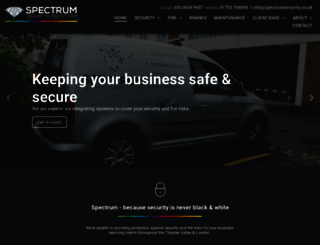 spectrumsecurity.co.uk screenshot