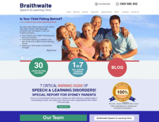speechandlearning.com.au screenshot