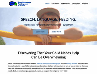 speechlanguagefeeding.com screenshot