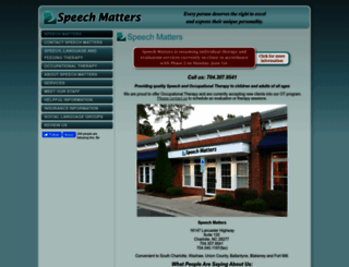 speechmattersclinic.com screenshot