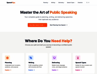 speechtips.com screenshot
