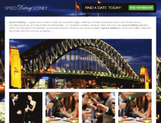 speed-dating-sydney.com.au screenshot