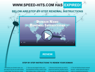 speed-hits.com screenshot
