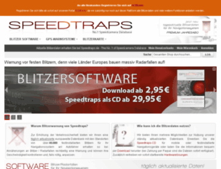 speed-traps.de screenshot