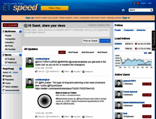 speed.economictimes.indiatimes.com screenshot
