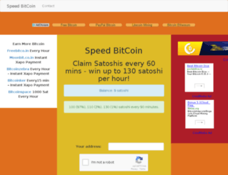 speedbitcoin.net screenshot
