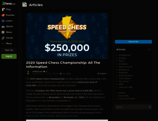 speedchesschampionship.com screenshot